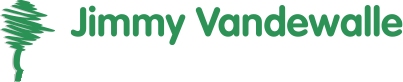 het groene logo van Jimmy Vandewalle tuin- en landschapsarchitect